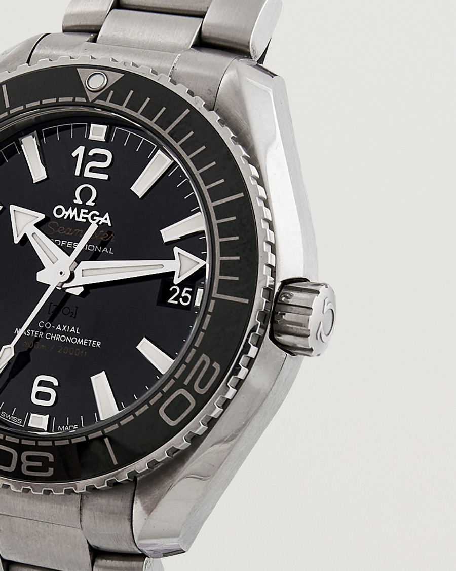 Men | Omega Pre-Owned Seamaster Planet Ocean 21530402001001 Steel Black | Omega Pre-Owned | Seamaster Planet Ocean 21530402001001 Steel Black