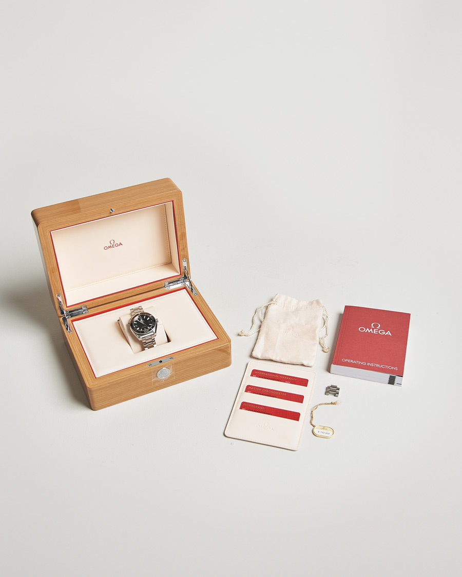 Men | Omega Pre-Owned Seamaster Planet Ocean 21530402001001 Steel Black | Omega Pre-Owned | Seamaster Planet Ocean 21530402001001 Steel Black