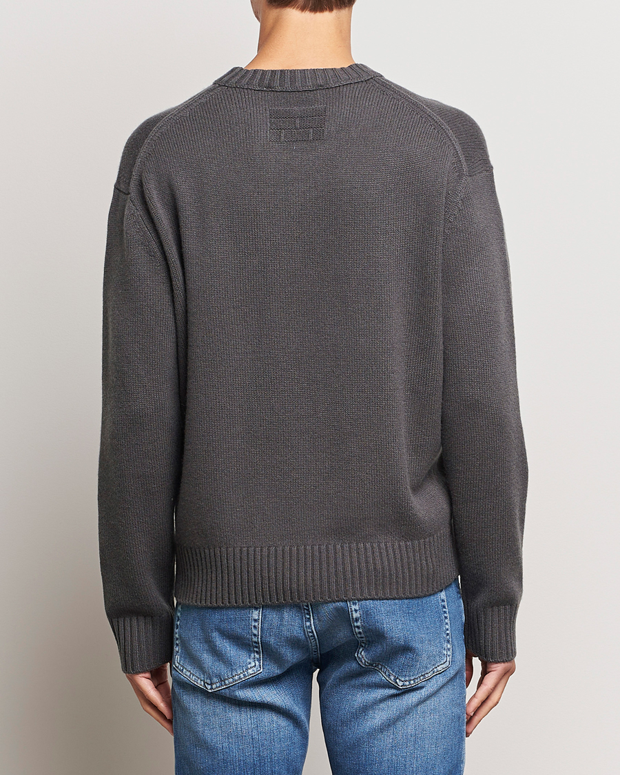Men | Sweaters & Knitwear | FRAME | Cashmere Sweater Charcoal Grey