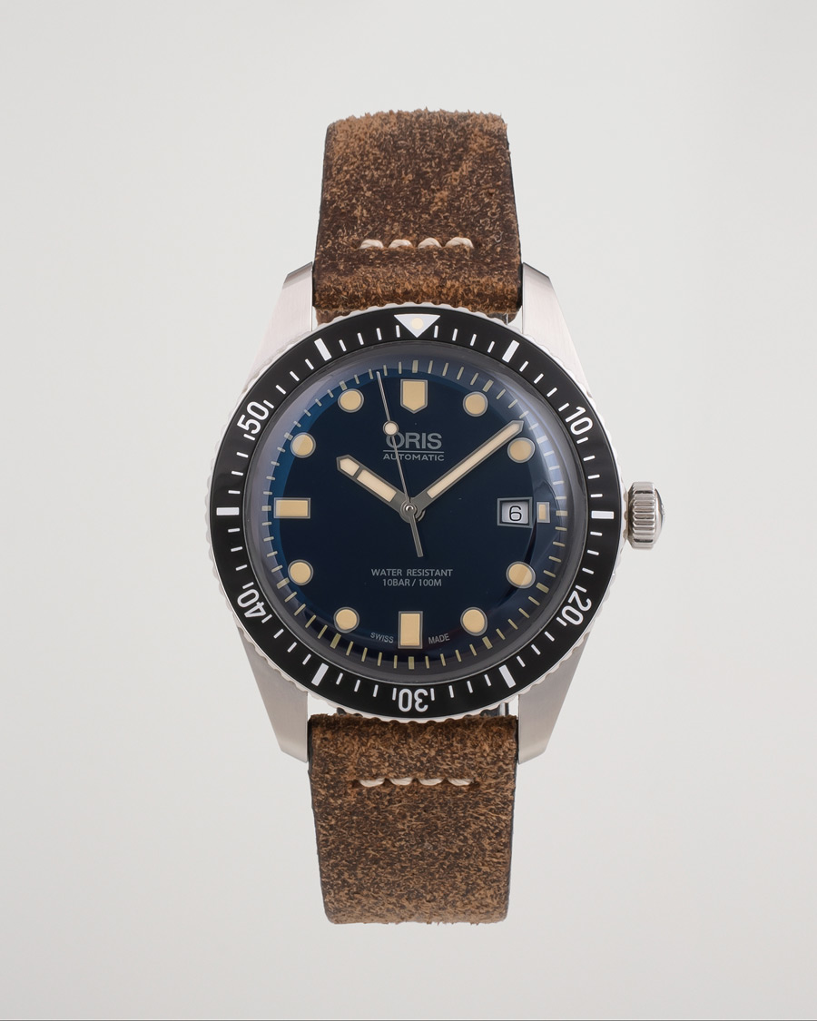 Men | Pre-Owned & Vintage Watches | Oris Pre-Owned | Divers Sixty-Five Steel Blue