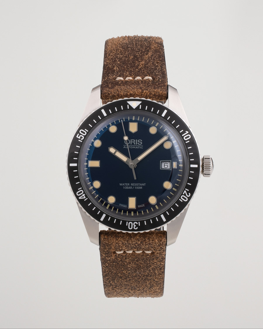 Men | Oris Pre-Owned Divers Sixty-Five Steel Blue | Oris Pre-Owned | Divers Sixty-Five Steel Blue