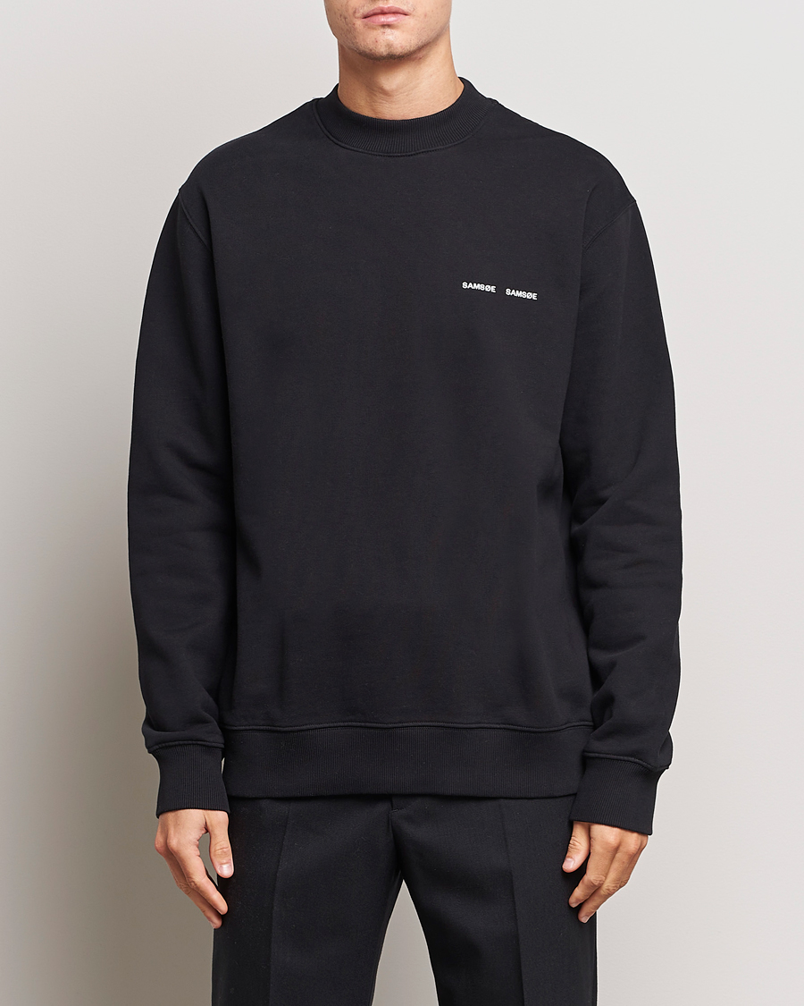 Men | Sweaters & Knitwear | Samsøe Samsøe | Norsbro Crew Neck Sweatshirt Black
