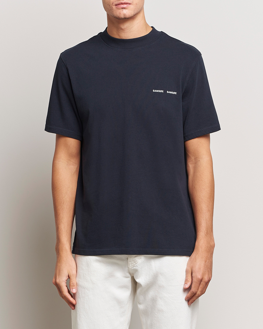 Men | Short Sleeve T-shirts | Samsøe Samsøe | Norsbro Organic Cotton T-shirt Sky Captian