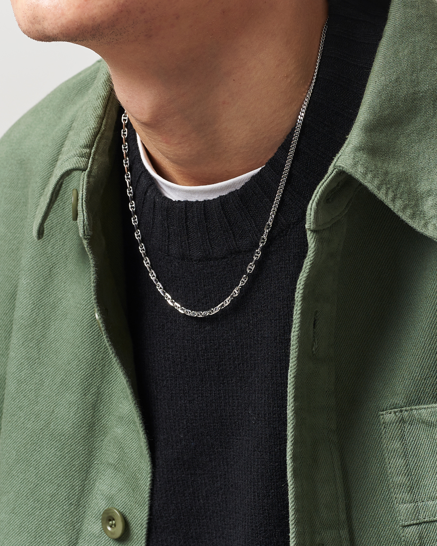 Men | Jewellery | Tom Wood | Rue Chain Necklace Silver