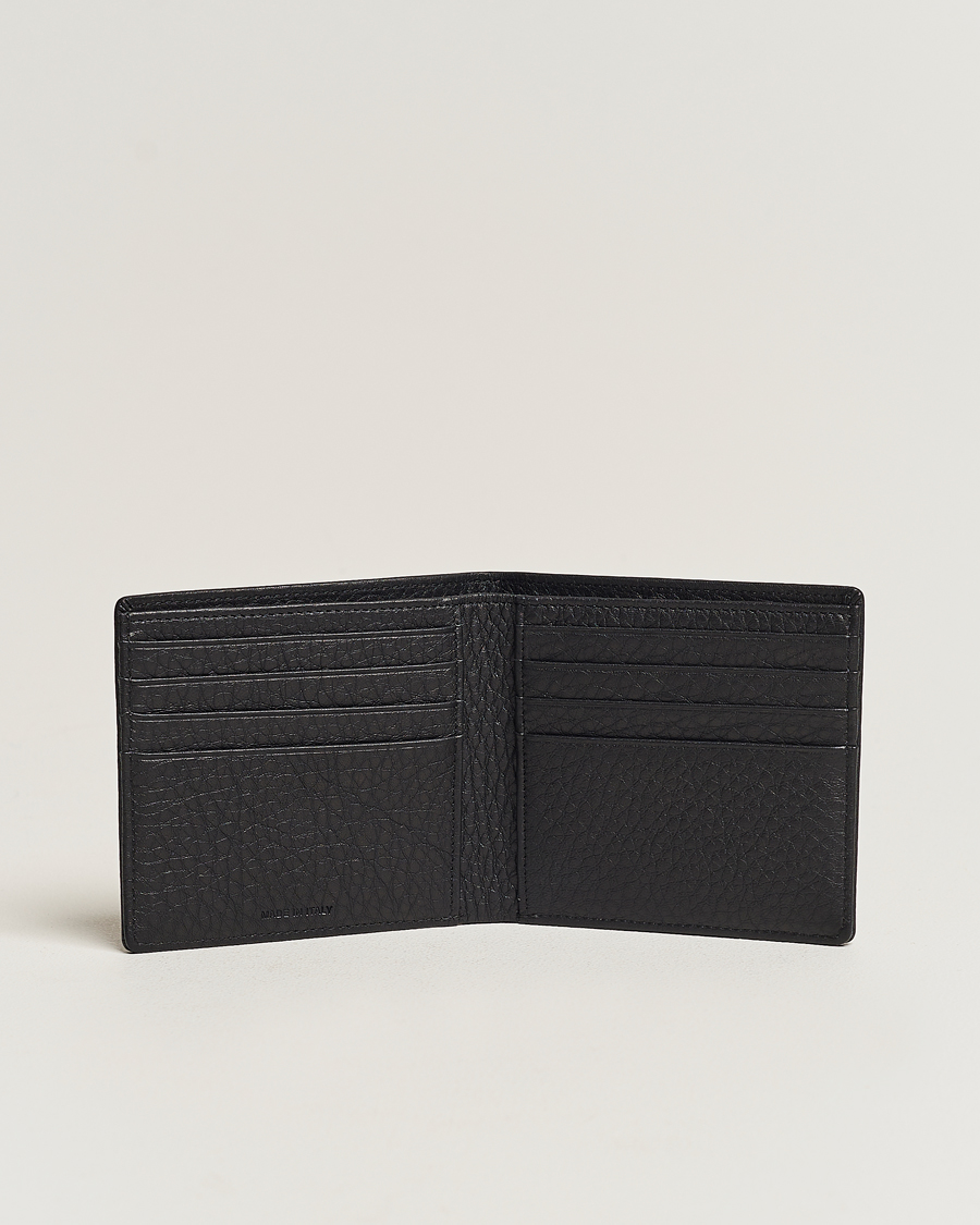 Men |  | Canali | Grain Leather Wallet Black