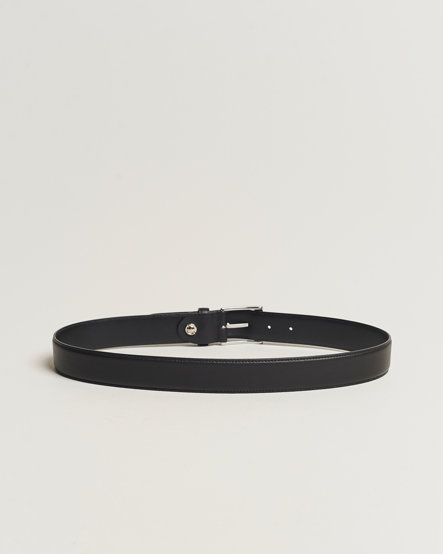 Men | Celebrate the New Year in style | Canali | Leather Belt Black Calf