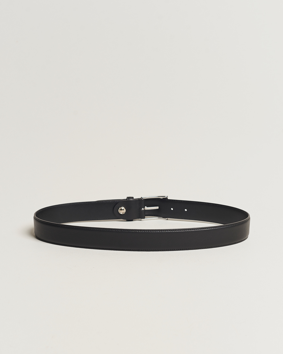 Men | Belts | Canali | Classic Leather Belt Black Calf