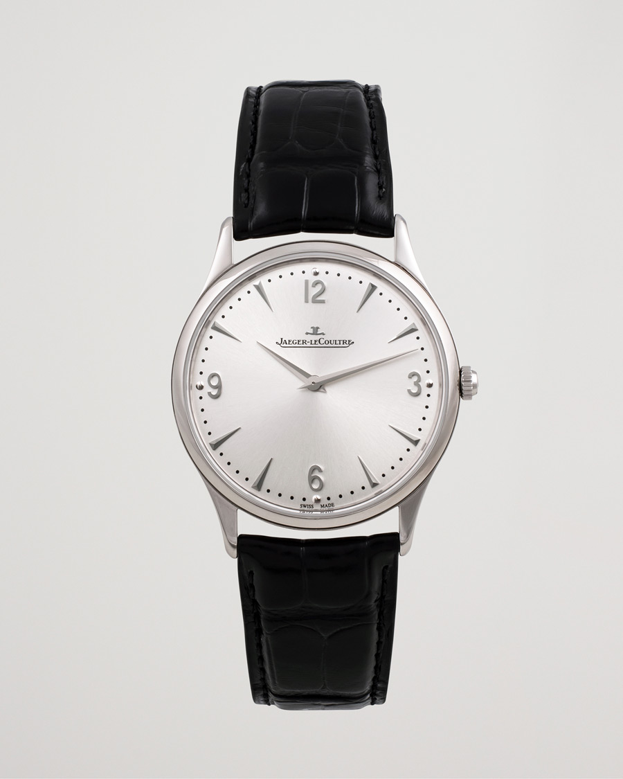 Men | Jaeger-LeCoultre Pre-Owned Master Ultra Thin 38mm ref 172879S Steel Silver | Jaeger-LeCoultre Pre-Owned | Master Ultra Thin 38mm ref 172879S Steel Silver