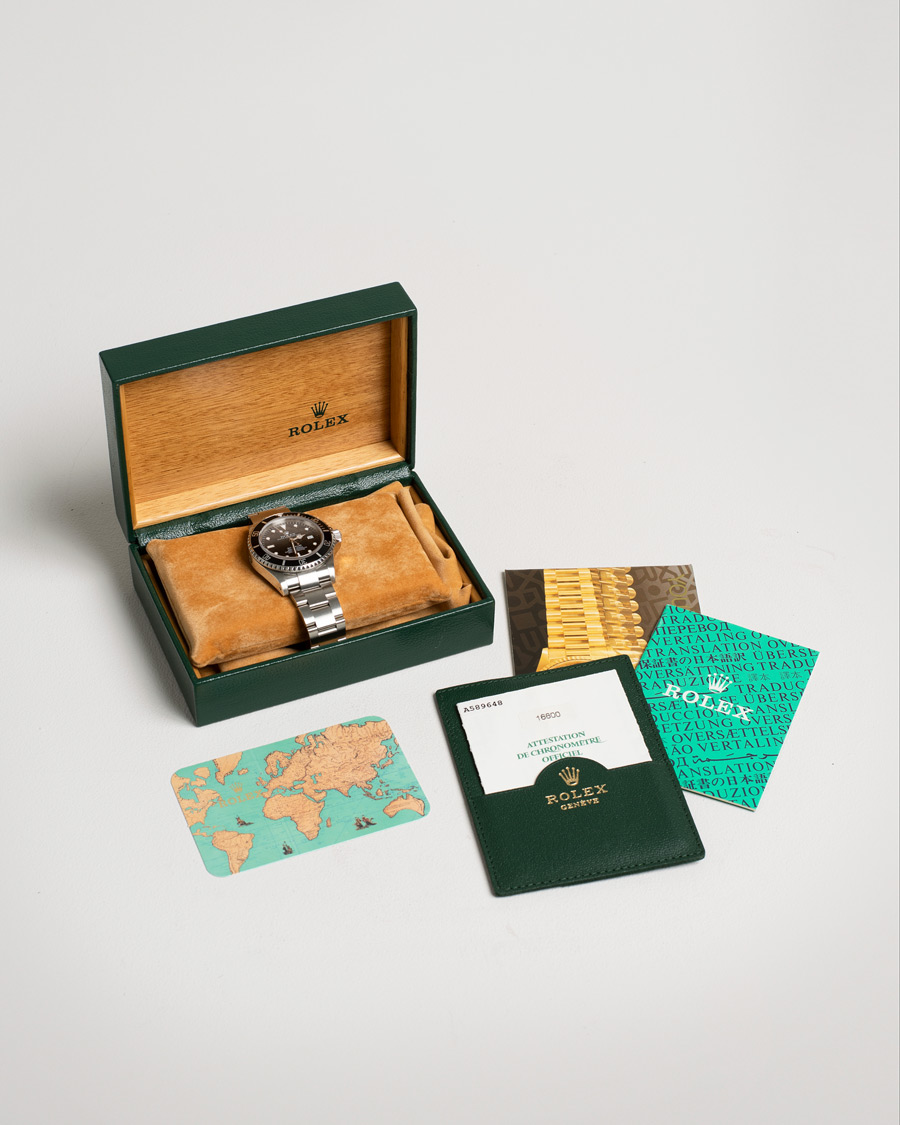 Men | Rolex Pre-Owned Sea Dweller 16600 Oyster Perpetual Steel Black | Rolex Pre-Owned | Sea Dweller 16600 Oyster Perpetual Steel Black