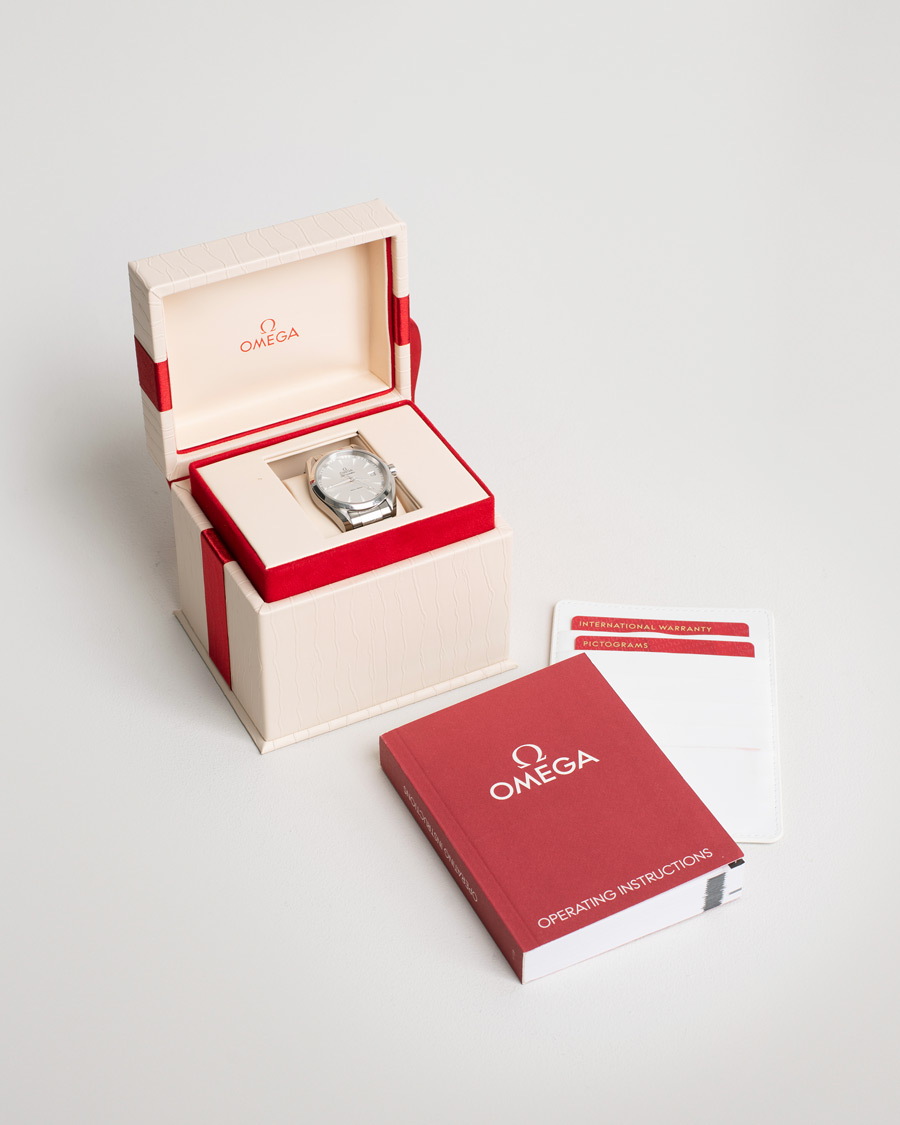 Men | Omega Pre-Owned Seamaster Aqua Terra Steel White | Omega Pre-Owned | Seamaster Aqua Terra Steel White