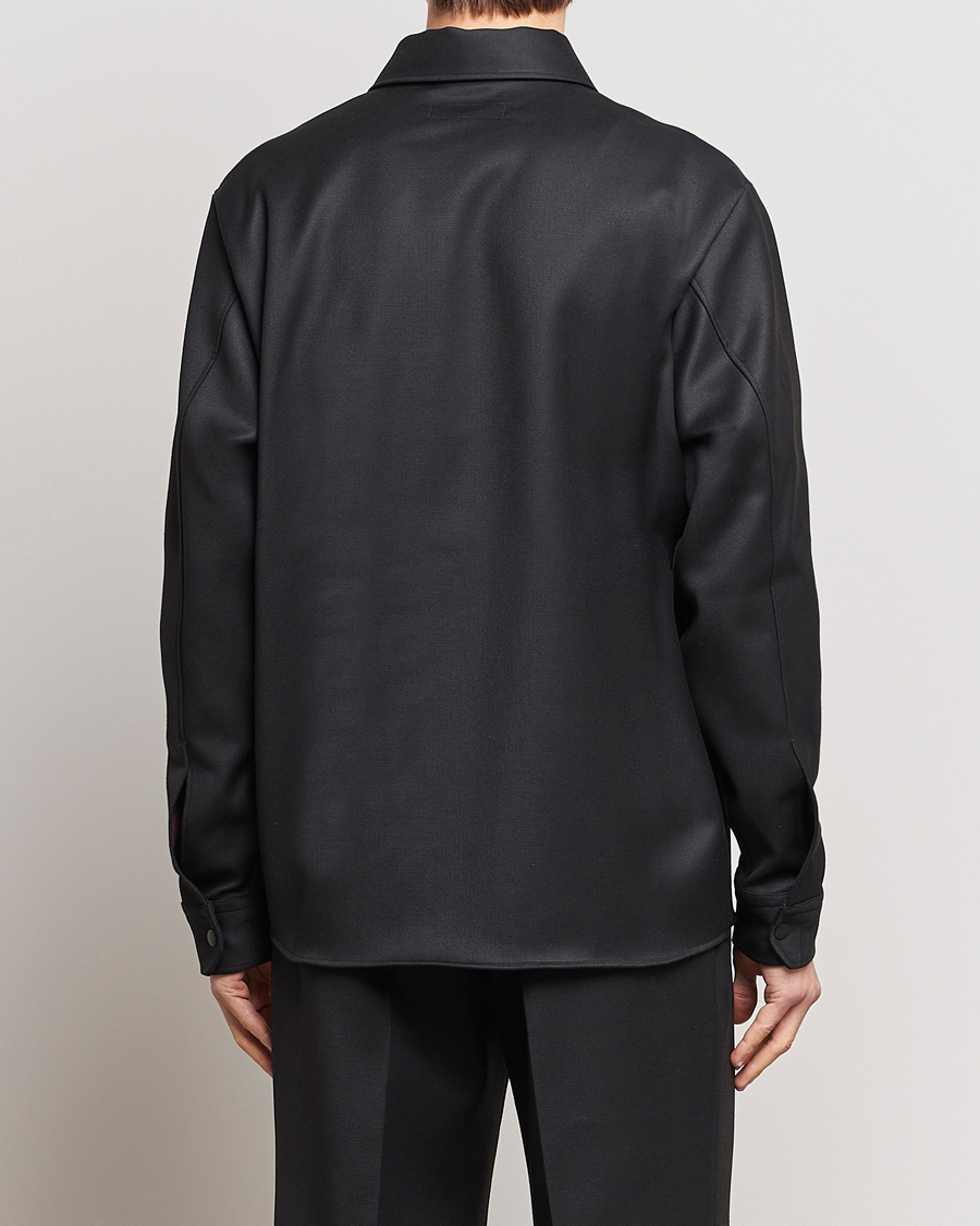 Men | Coats & Jackets | J.Lindeberg | Coen Double Face Overshirt Black