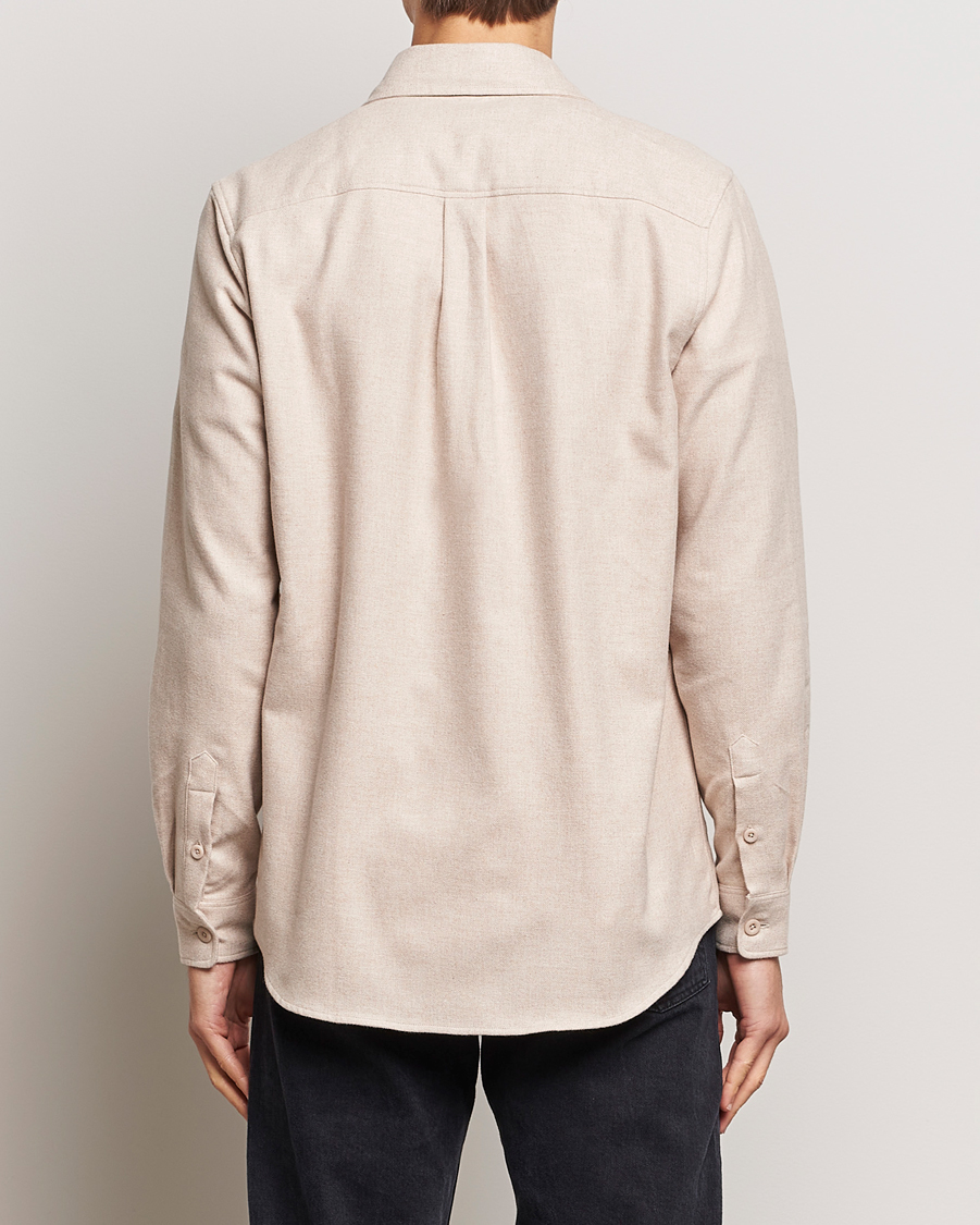 Men | Shirts | A Day's March | Redhill Heavy Flanell Shirt Sand