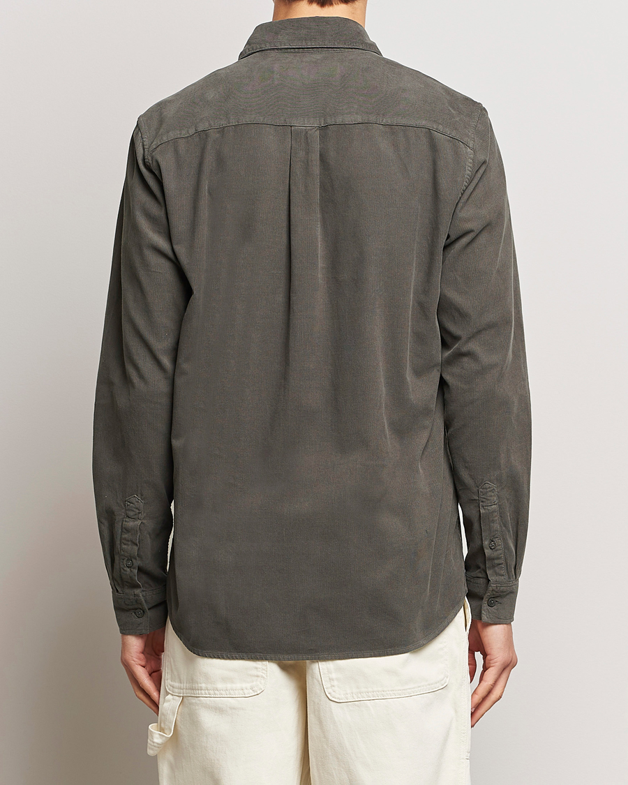 Men | Shirts | A Day's March | Daintree Baby Cord Shirt Olive