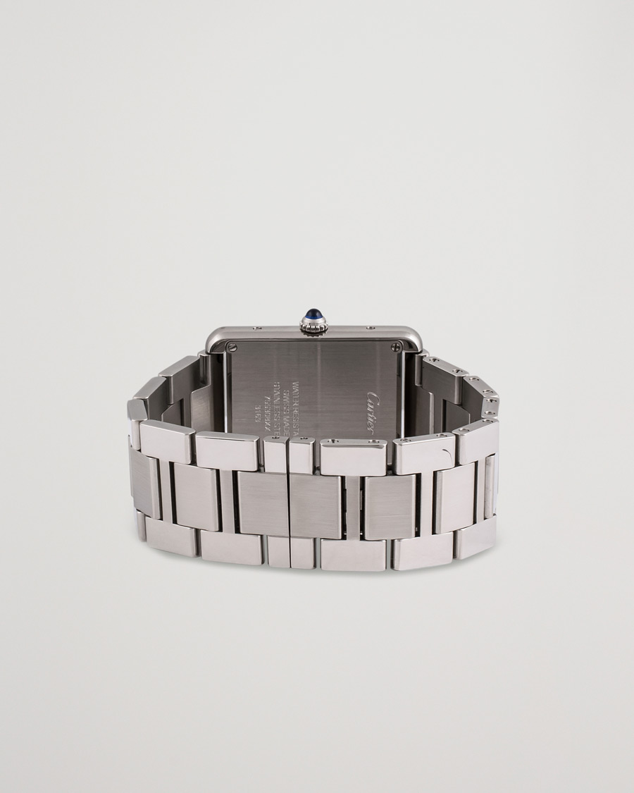 Men | Cartier Pre-Owned Tank Solo Large W5200014 Steel White | Cartier Pre-Owned | Tank Solo Large W5200014 Steel White