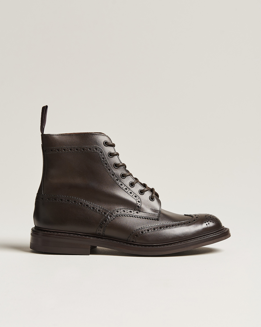 Men |  | Tricker's | Stow Dainite Country Boots Espresso Calf