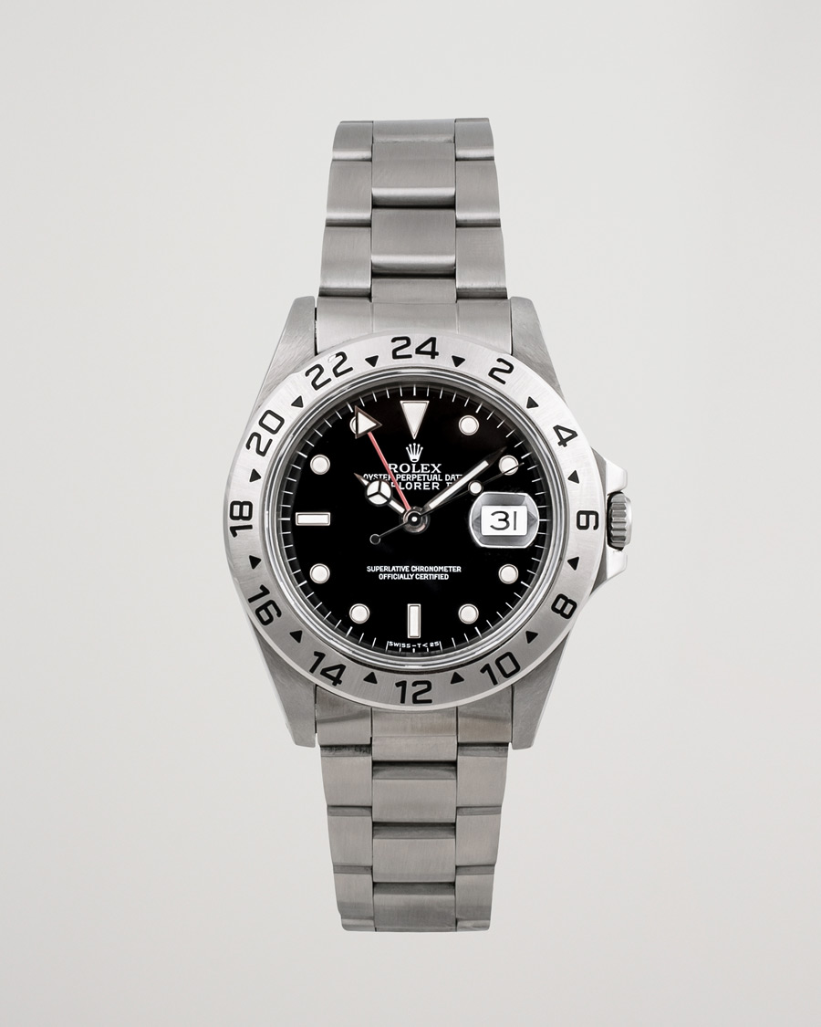 Men | Pre-Owned & Vintage Watches | Rolex Pre-Owned | Explorer II 16570 Steel Black