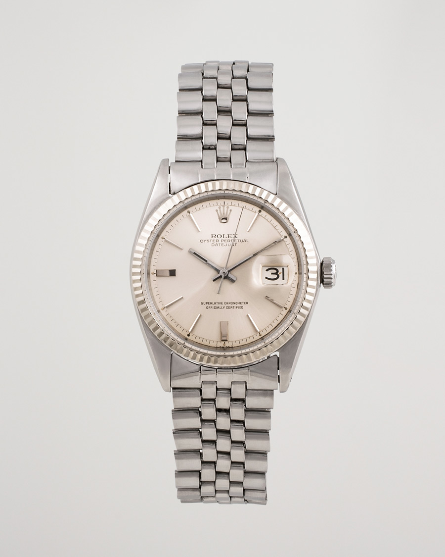 Men | Rolex Pre-Owned Datejust 1601 Jubilee Steel Silver Steel Silver | Rolex Pre-Owned | Datejust 1601 Jubilee Steel Silver Steel Silver