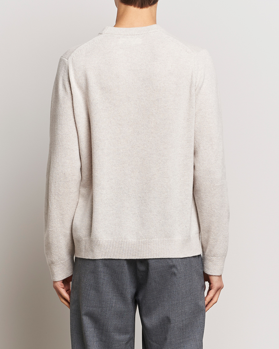 Men | Sweaters & Knitwear | Samsøe Samsøe | Isak Merino Knitted Sweater Silver Lining