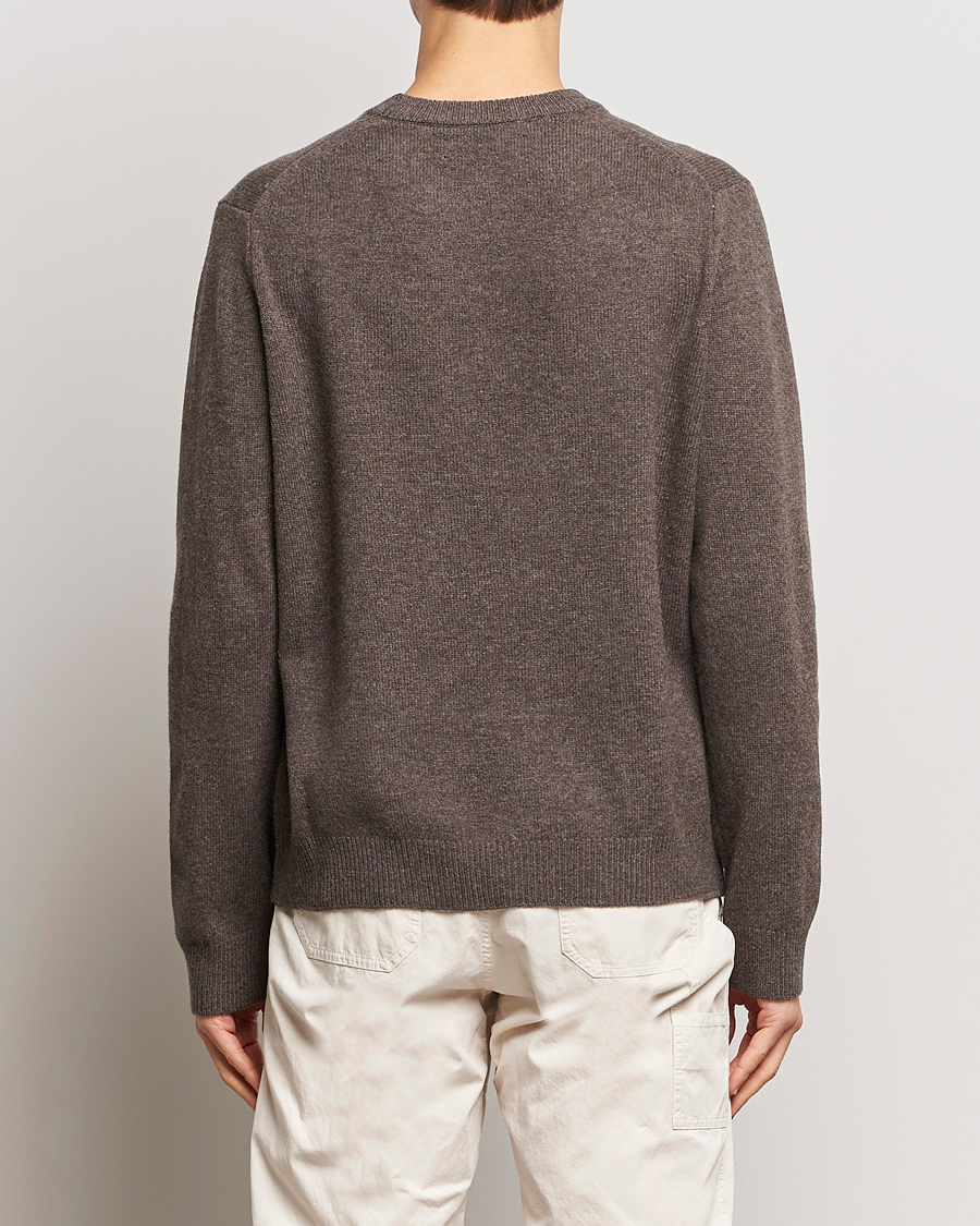 Men | Sweaters & Knitwear | Samsøe Samsøe | Isak Merino Knitted Sweater Major Brown