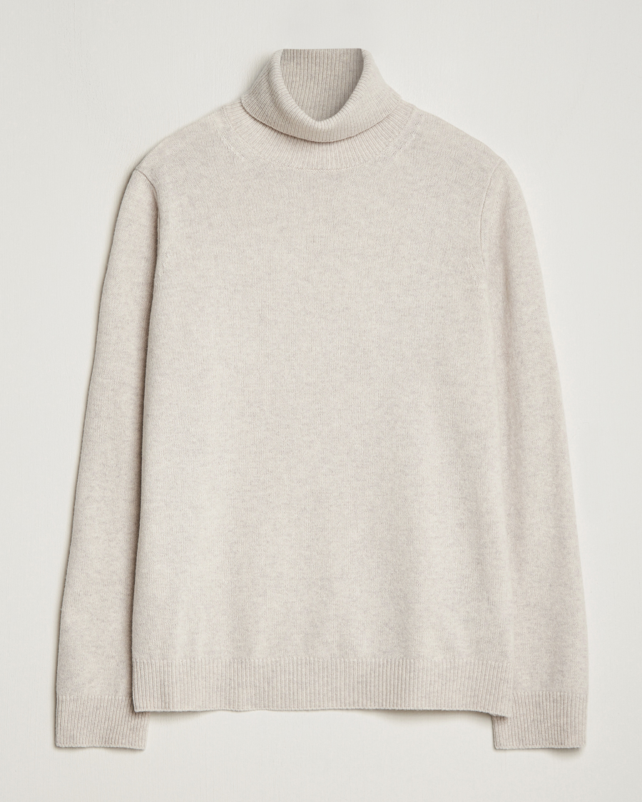 Men | Sweaters & Knitwear | Samsøe Samsøe | Isak Merino Knitted Turtleneck Silver Lining