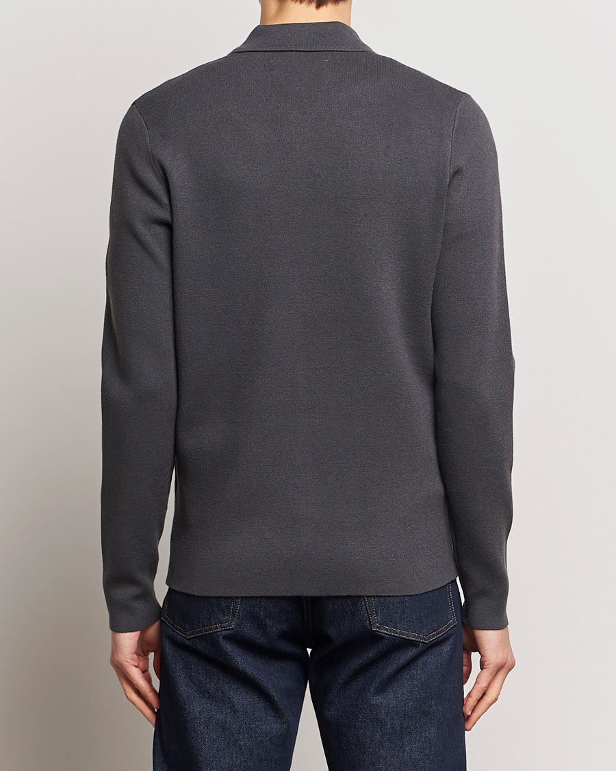 Men | Sweaters & Knitwear | Samsøe Samsøe | Guna Full Zip Volcanic Ash