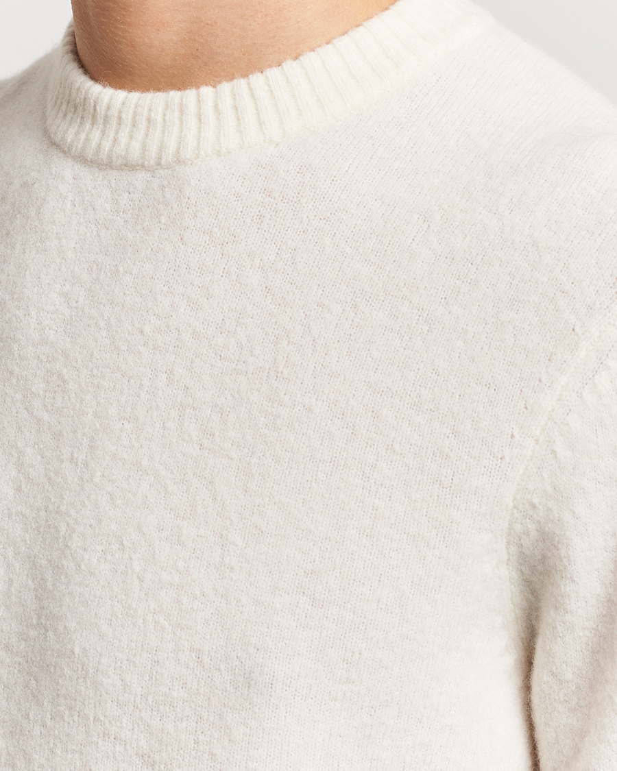 Men | Sweaters & Knitwear | Samsøe Samsøe | Butler Yak Crew Neck Clear Cream