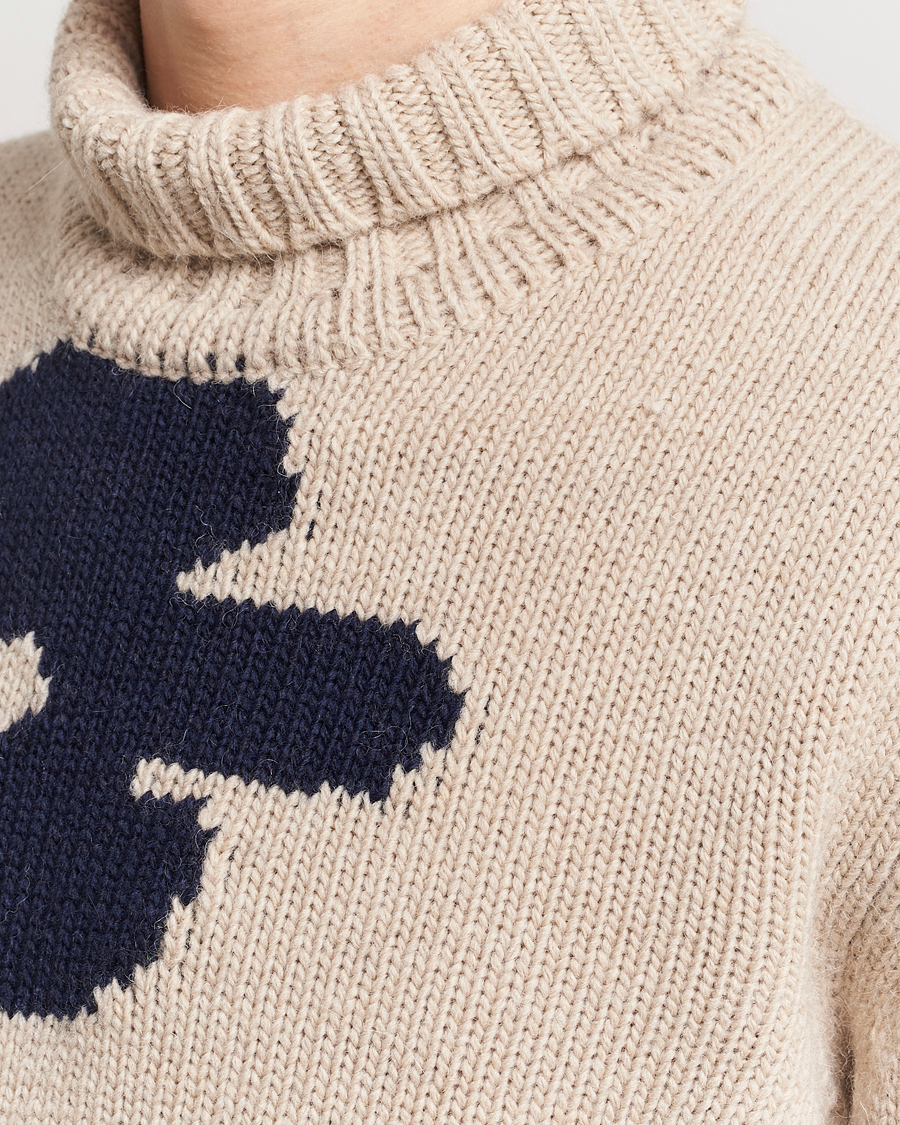 Men | Sweaters & Knitwear | NN07 | Douglas Alpaca Polo Ecru