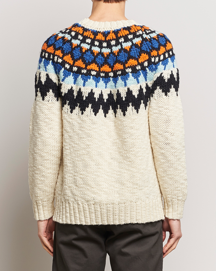 Men | Sweaters & Knitwear | NN07 | Felix Nordic Wool Sweater Ecru Multi