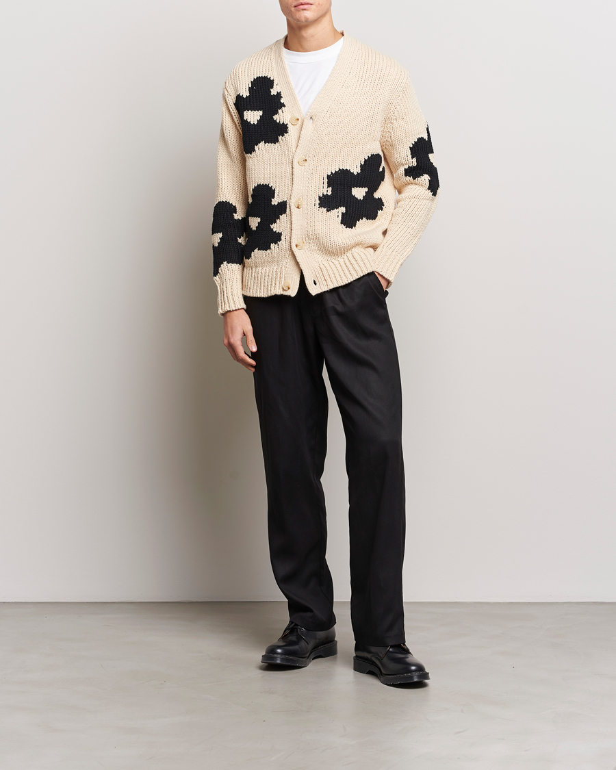 Men | Sweaters & Knitwear | NN07 | Mika Cardigan Ecru Multi