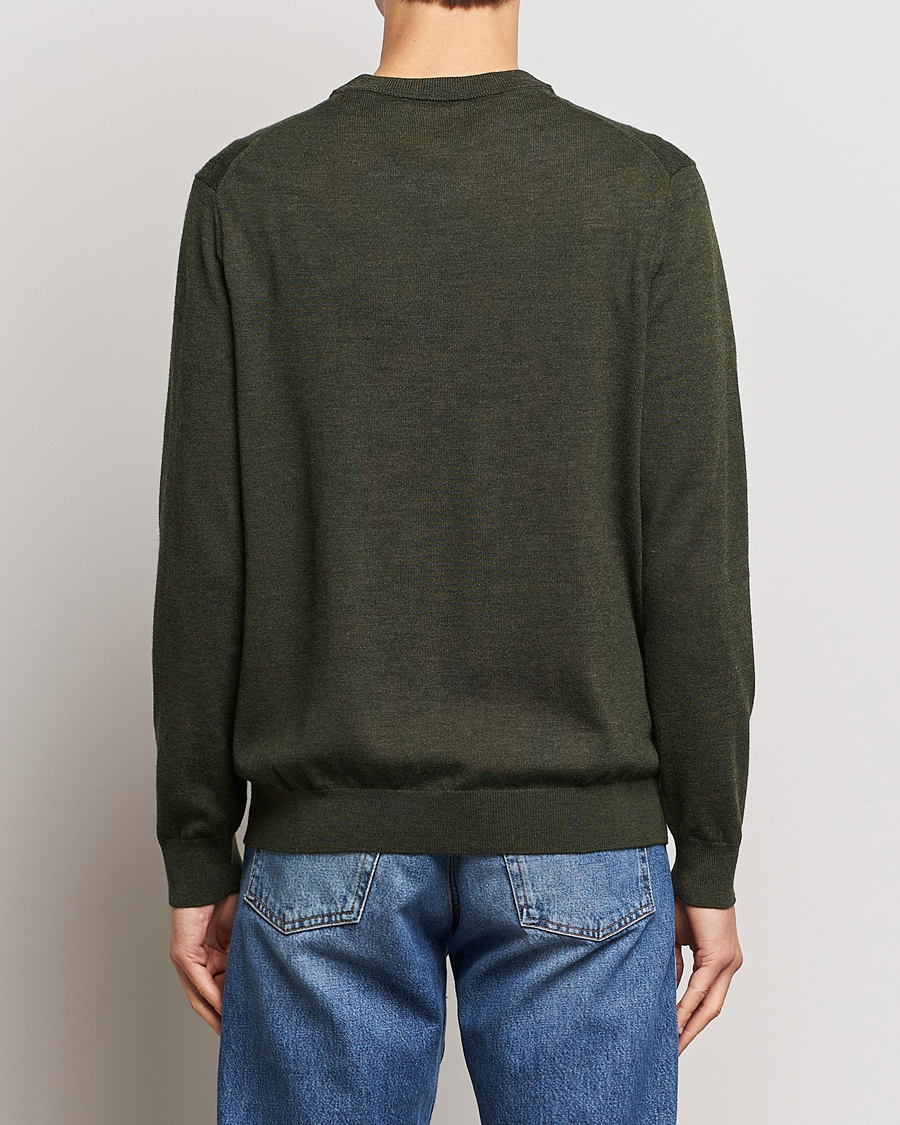 Men | Sweaters & Knitwear | NN07 | Sergio V-Neck Pullover Dark Green