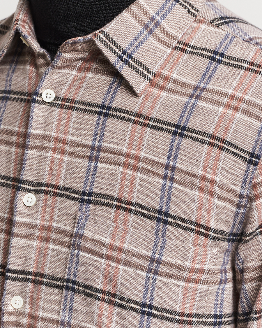 Men | Shirts | NN07 | Arne Checked Cotton Shirt Pastel