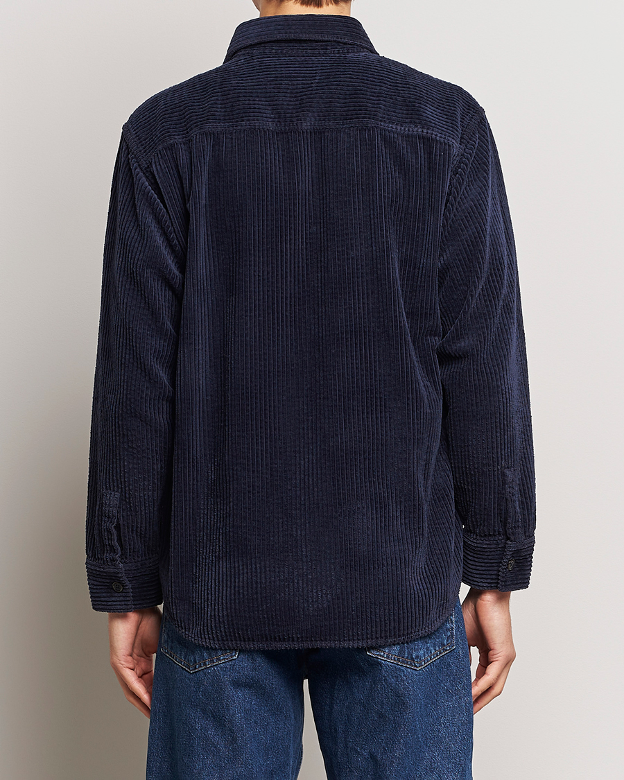 Men | Shirts | NN07 | Folmer Corduroy Shirt Navy Blue