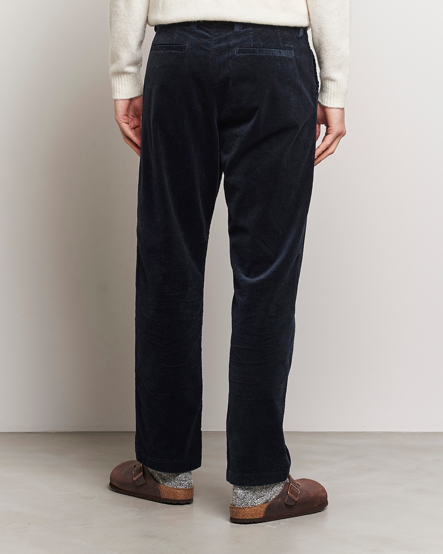Men | Trousers | NN07 | Alex Regular Fit Corduroy Pants Navy Blue