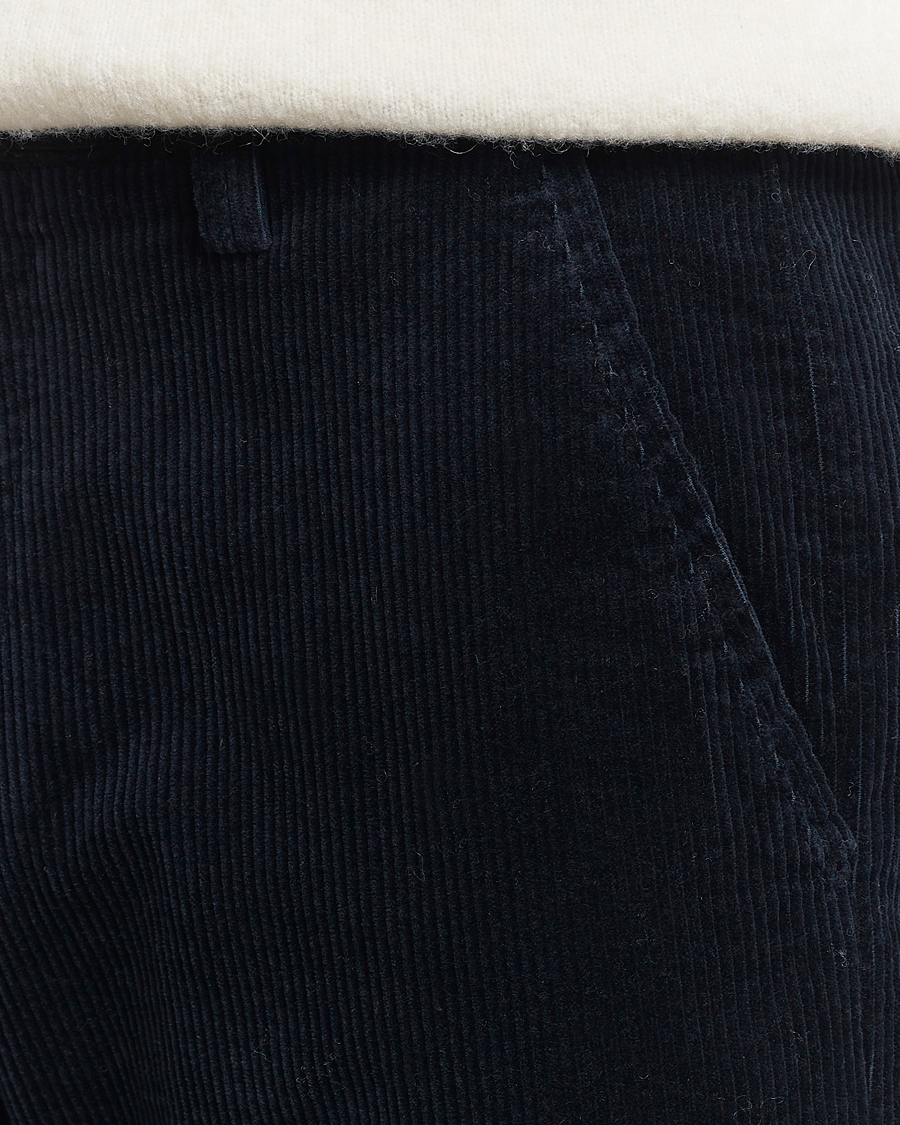 Men | Trousers | NN07 | Alex Regular Fit Corduroy Pants Navy Blue