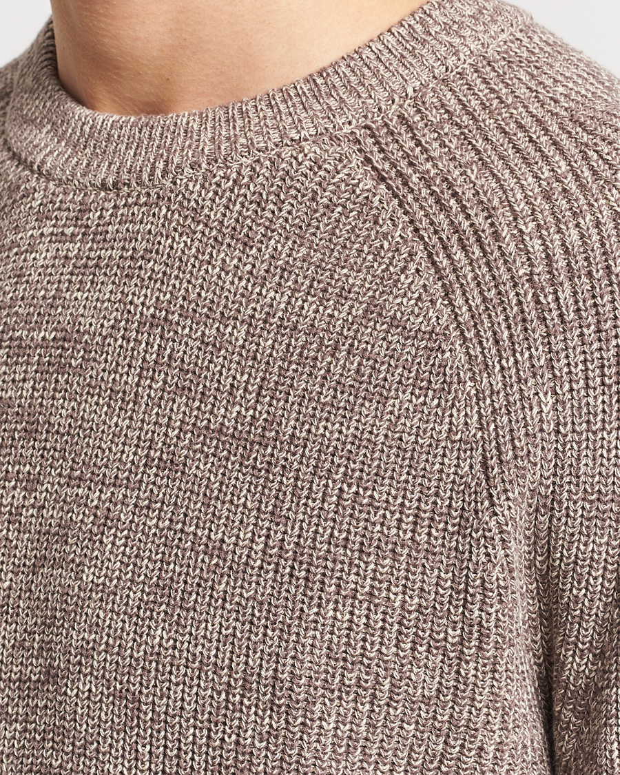 Men | Sweaters & Knitwear | NN07 | Jacobo Cotton Crewneck Sweater Iron Melange