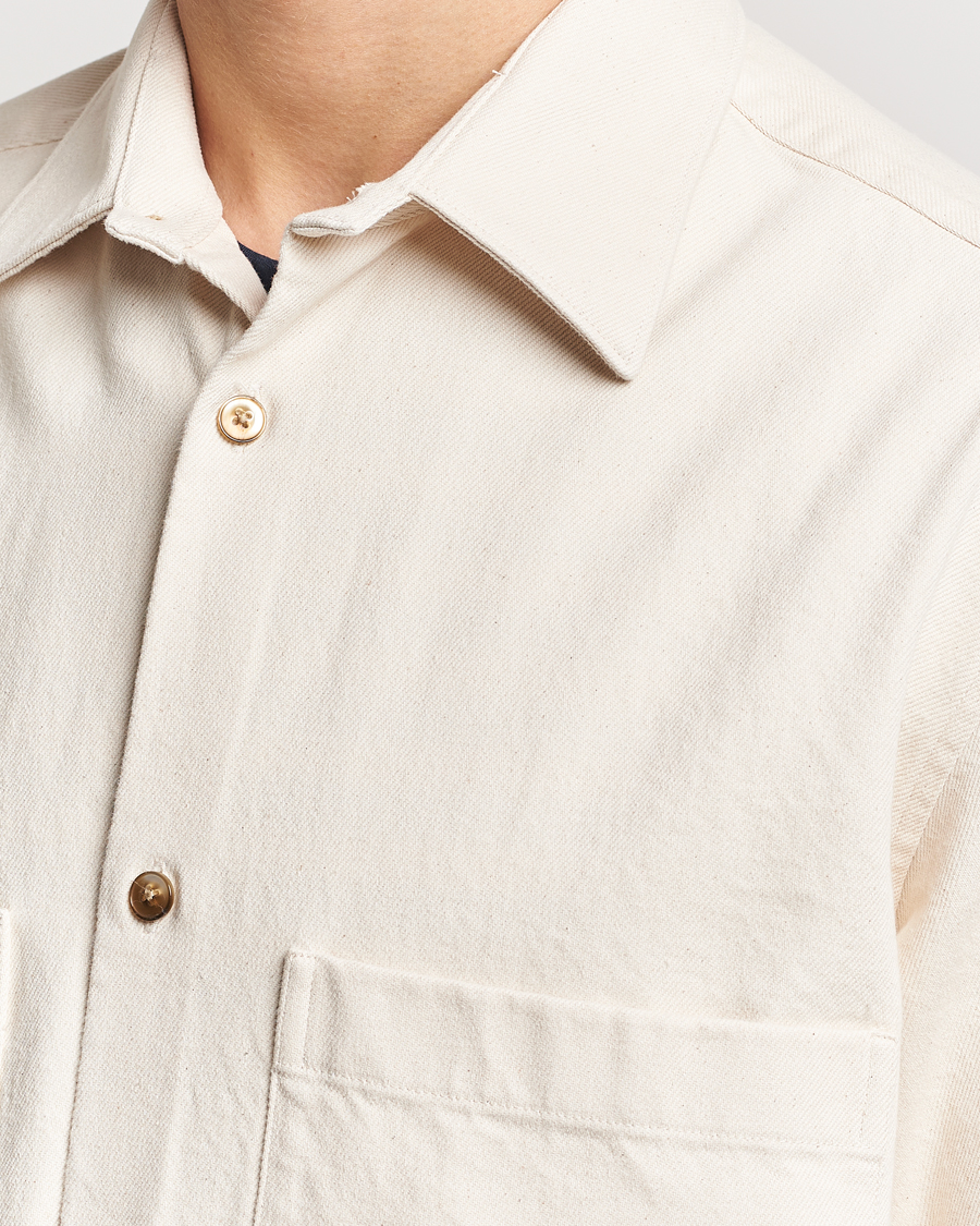 Men | Shirts | NN07 | Freddy Cotton Overshirt Ecru