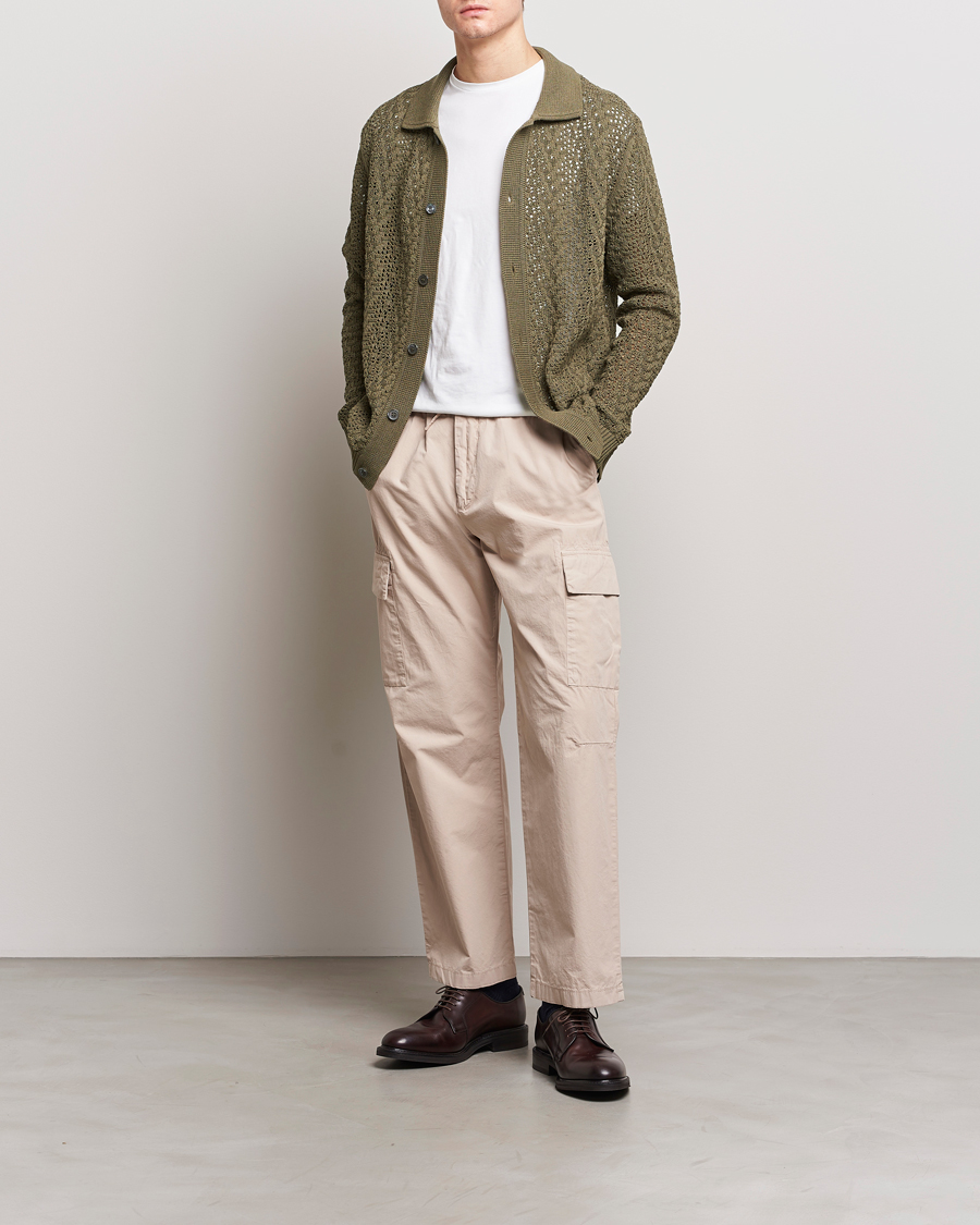 Men | Sweaters & Knitwear | NN07 | Vito Lace Cardigan Dark Green