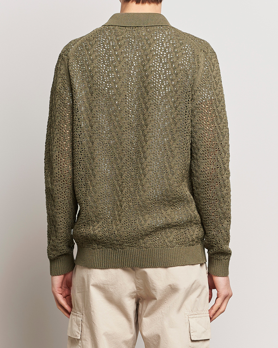 Men | Sweaters & Knitwear | NN07 | Vito Lace Cardigan Dark Green