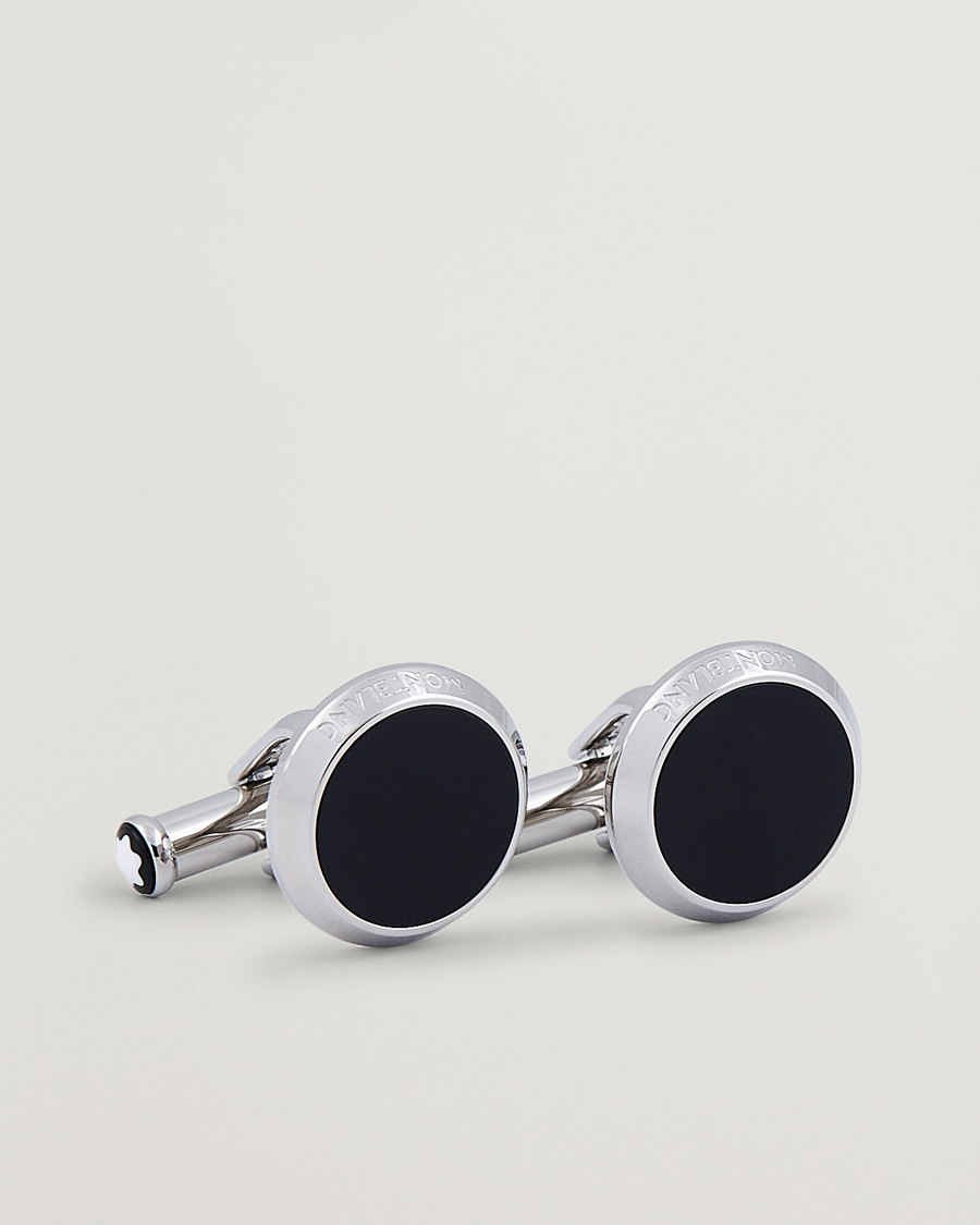 Men | Celebrate the New Year in style | Montblanc | Tux Studs Cufflink Steel Onyx