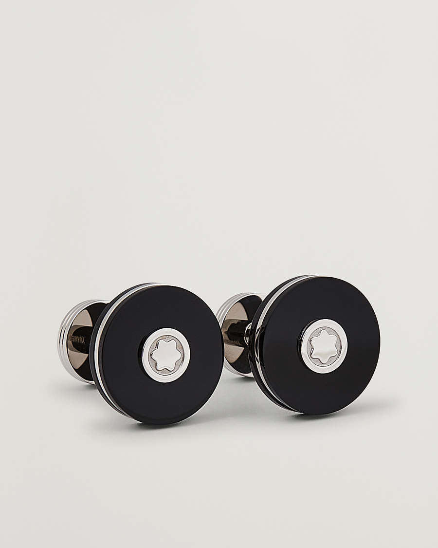 Men | Cufflinks | Montblanc | Cufflinks Steel Black