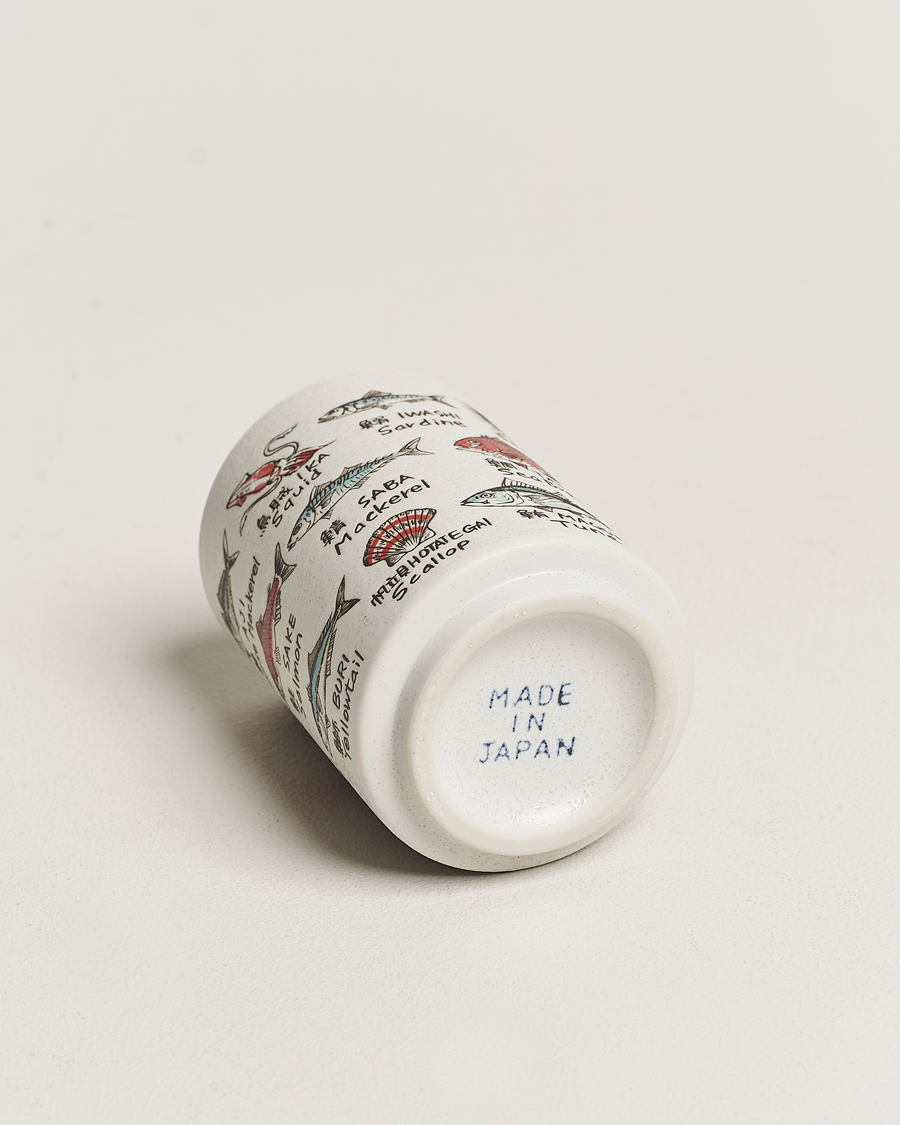 Men | Beams Japan Ceramic Fish Sushi Cup White | Beams Japan | Ceramic Fish Sushi Cup White