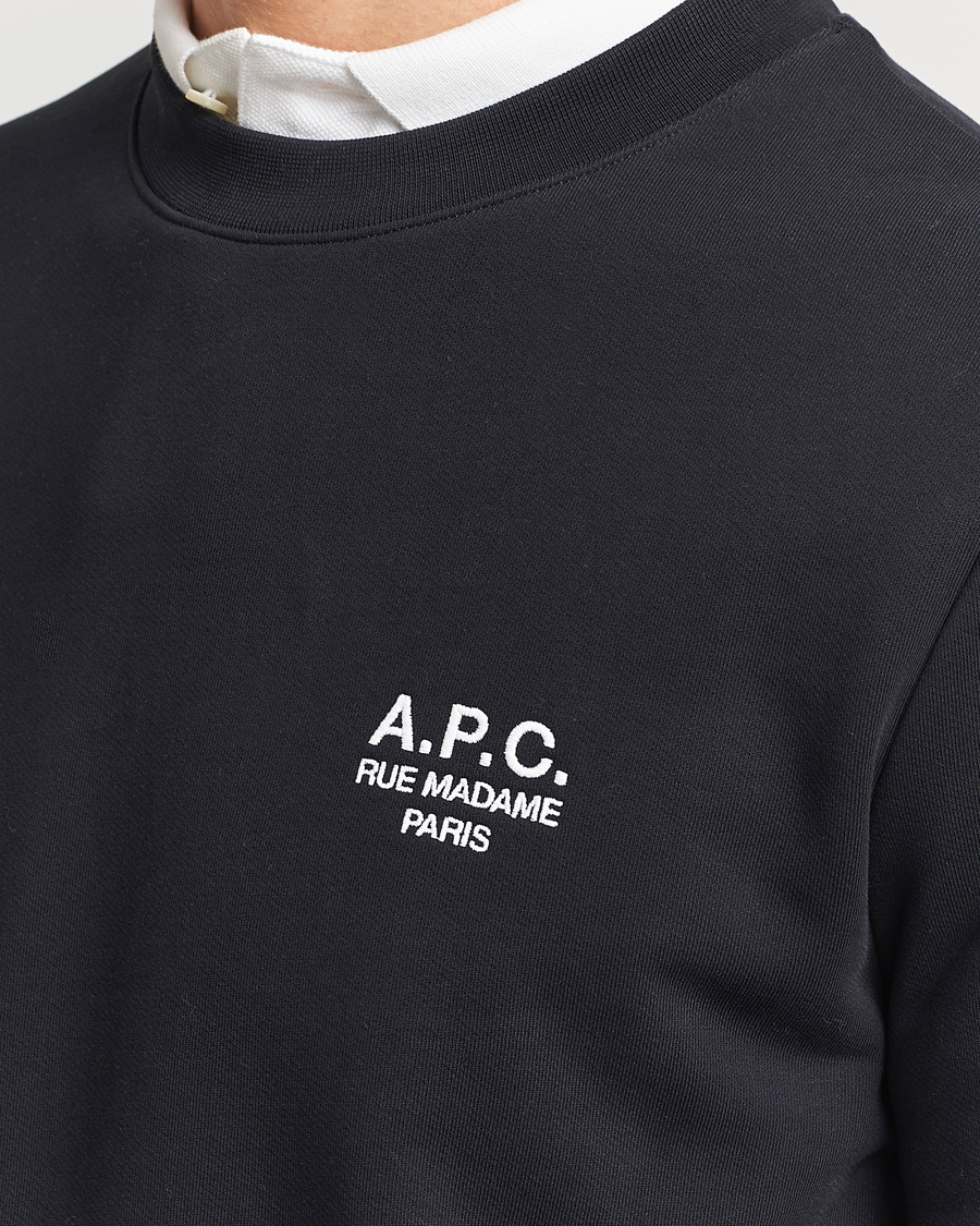 Men | Sweaters & Knitwear | A.P.C. | Rider Sweatshirt Black