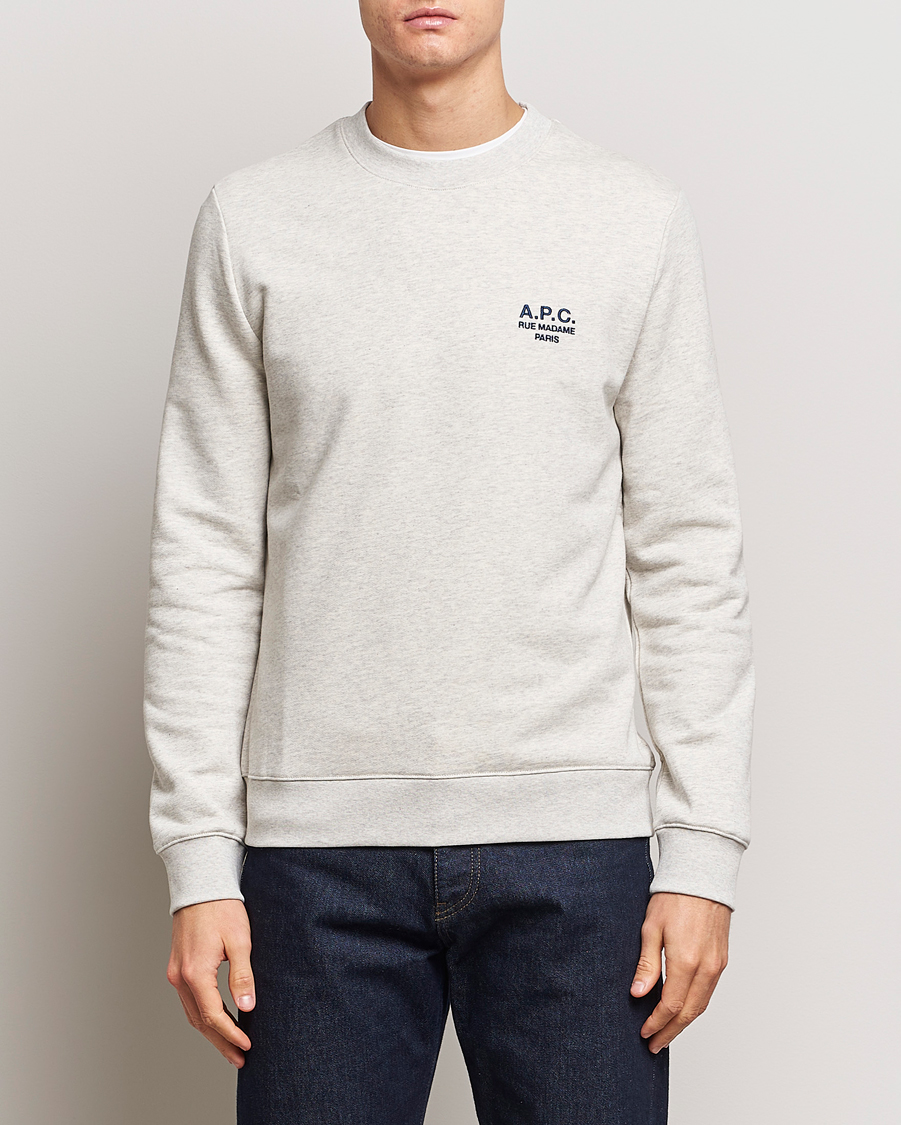 Men | Grey sweatshirts | A.P.C. | Rider Sweatshirt Heather Grey