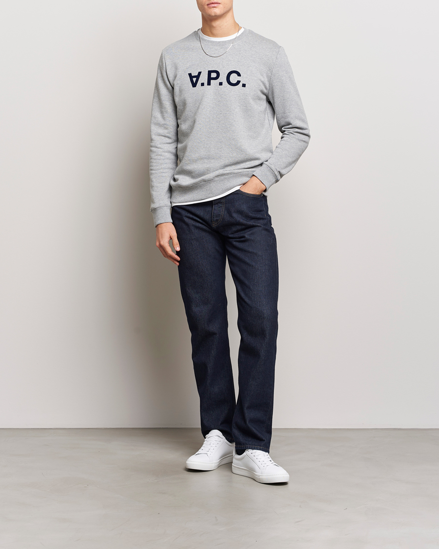 Men | Sweaters & Knitwear | A.P.C. | VPC Sweatshirt Heather Grey
