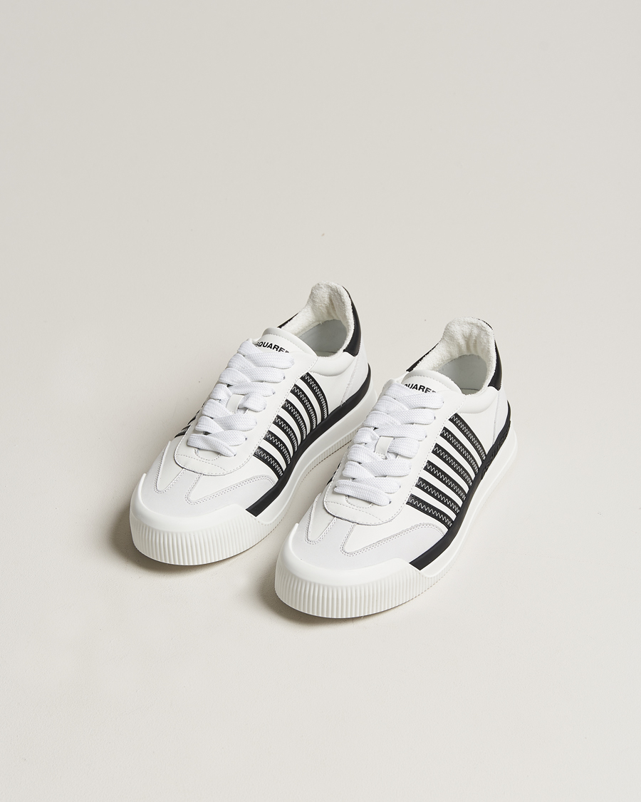 Homme |  | Dsquared2 | New Jersey Leather Sneaker White