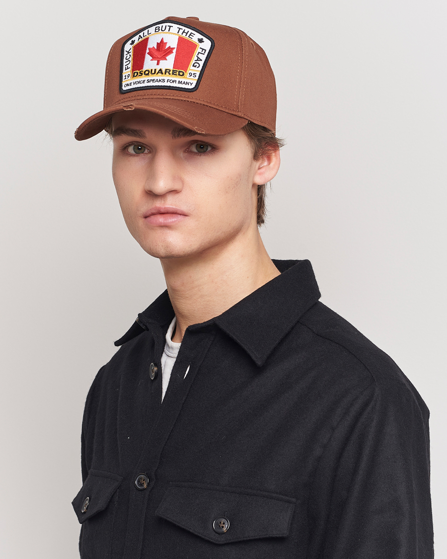 Men | Dsquared2 Big Leaf Baseball Cap Hazel | Dsquared2 | Big Leaf Baseball Cap Hazel