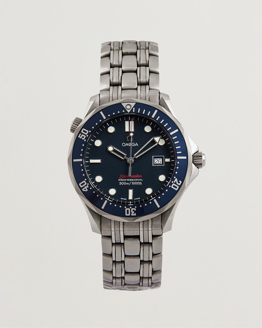 Men | Omega Pre-Owned Seamaster Diver 300M 2221.80.00 Steel Blue | Omega Pre-Owned | Seamaster Diver 300M 2221.80.00 Steel Blue