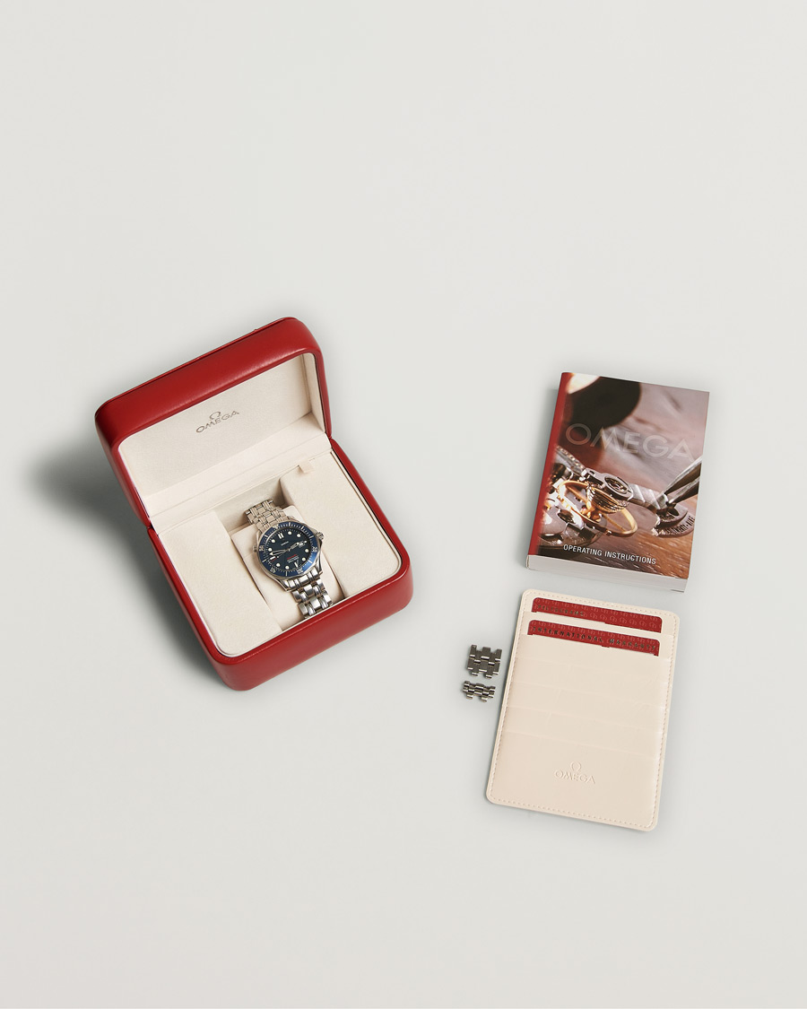 Men | Omega Pre-Owned Seamaster Diver 300M 2221.80.00 Steel Blue | Omega Pre-Owned | Seamaster Diver 300M 2221.80.00 Steel Blue