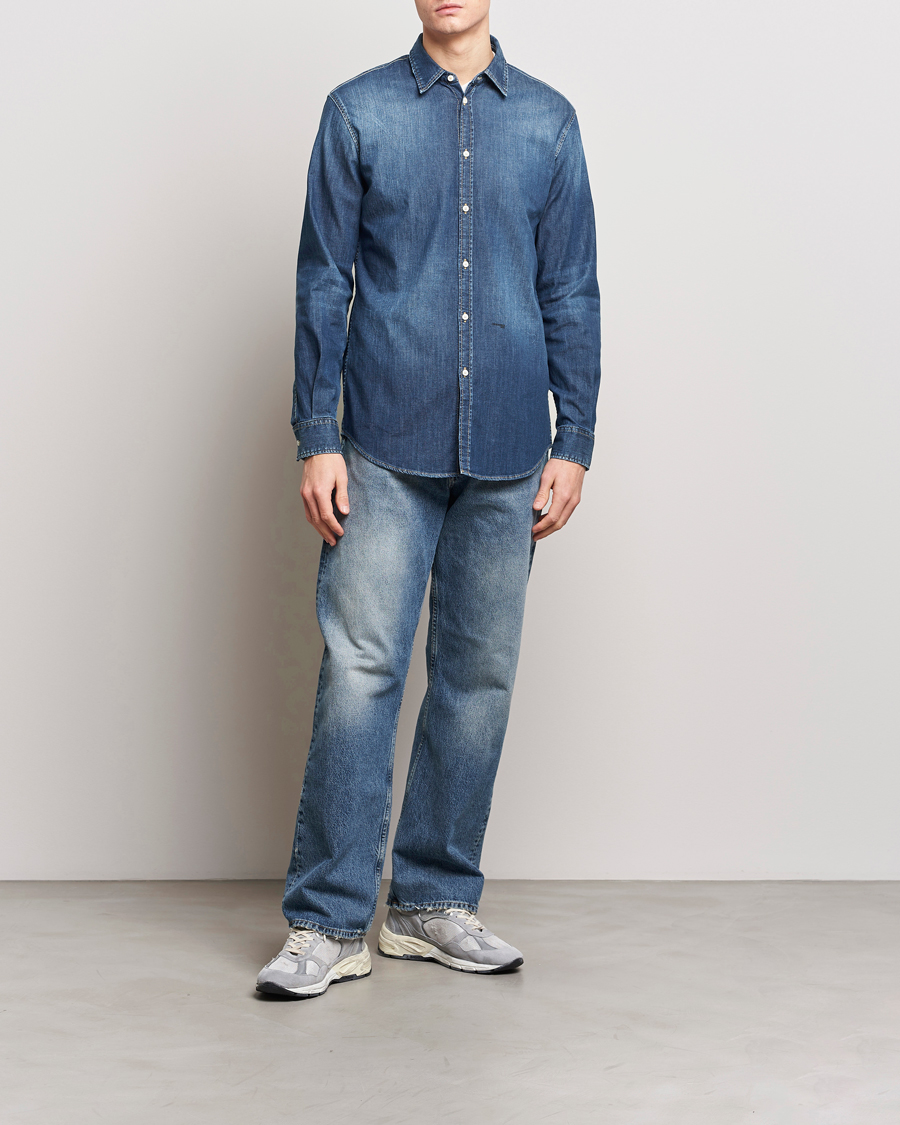 Men | Shirts | Dsquared2 | Relax Dan Denim Shirt Blue