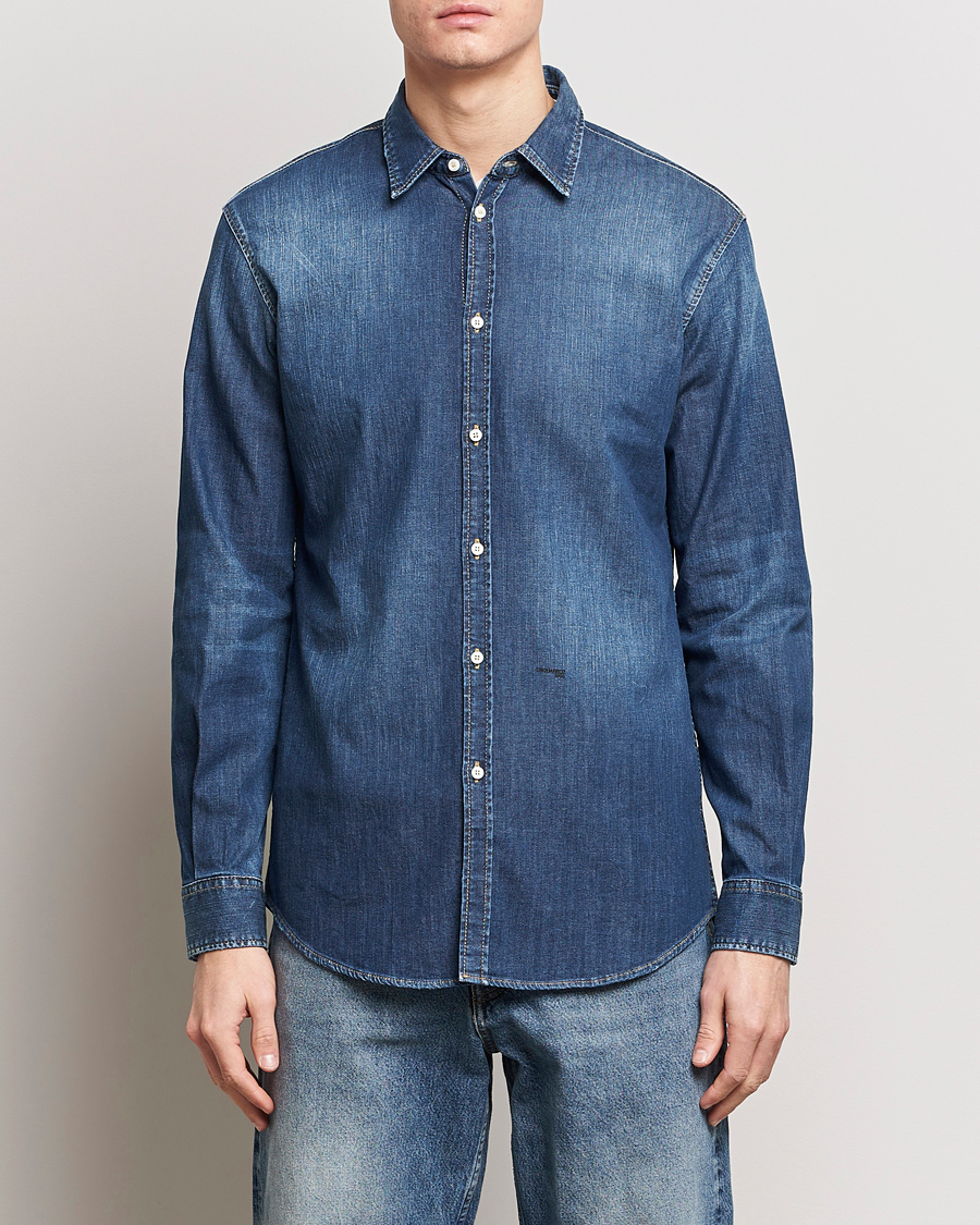 Men | Shirts | Dsquared2 | Relax Dan Denim Shirt Blue